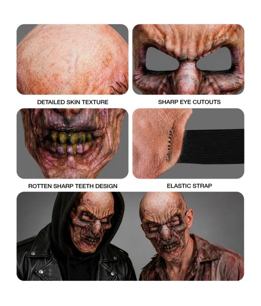 Zombie maske til voksne.