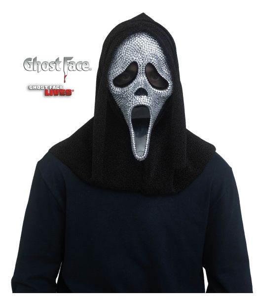Ghost Face bling maske