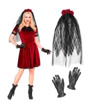 Gotisk Vampyr brud kostume til kvinder