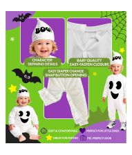 Spøgelse baby kostume