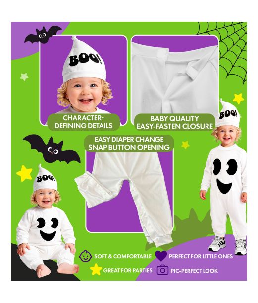 Spøgelse baby kostume