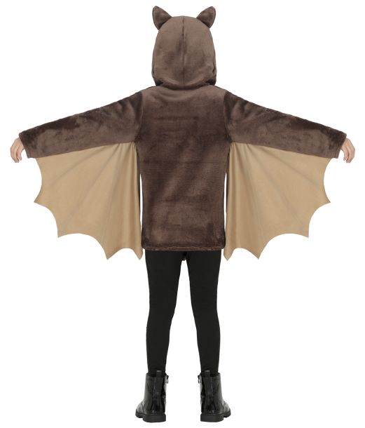 Brunt flagermus kostume til børn.