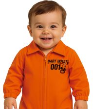 Fangedragt baby kostume