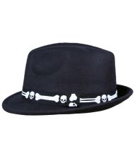 Skelet fedora hat