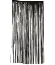 Sort foliegardin 100 x 200 cm