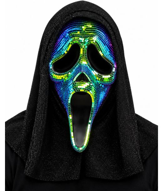 Ghost Face oil slick disco maske