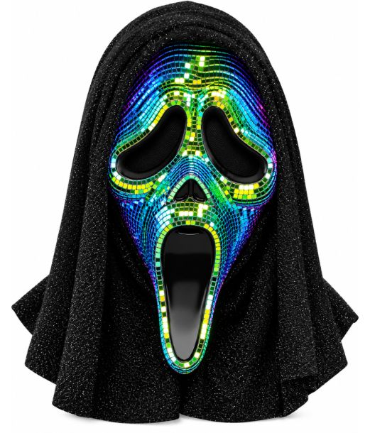 Ghost Face oil slick disco maske