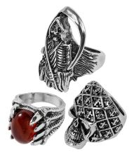 Gotiske ringe, 3 stk