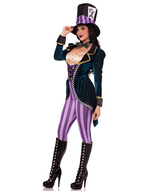 Mad Hatter jumpsuit fra Leg Avenue.