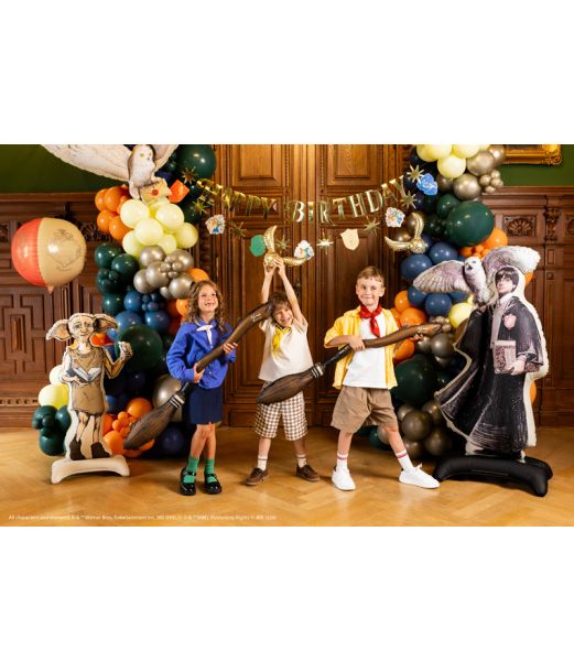 Harry Potter folieballoner – Nimbus 2000 og Det Gyldne Lyn