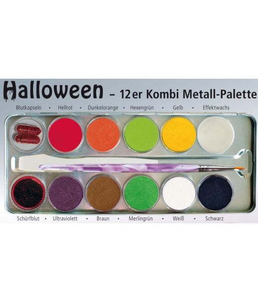 Halloween make-up palette