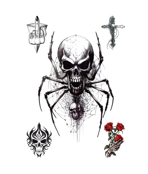 Kunstige Biker tatoveringer