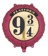 Harry Potter Platform 9¾ folieballon – bordeaux, 35 cm
