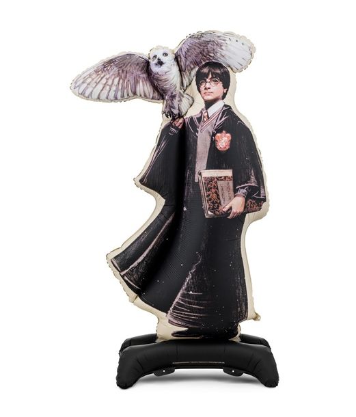 Harry Potter stående folieballon med Hedwig, 145 cm