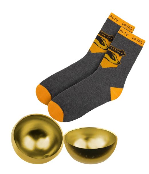 Harry Potter Hufflepuff julekugle med strømper