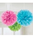 Papir pompon multi