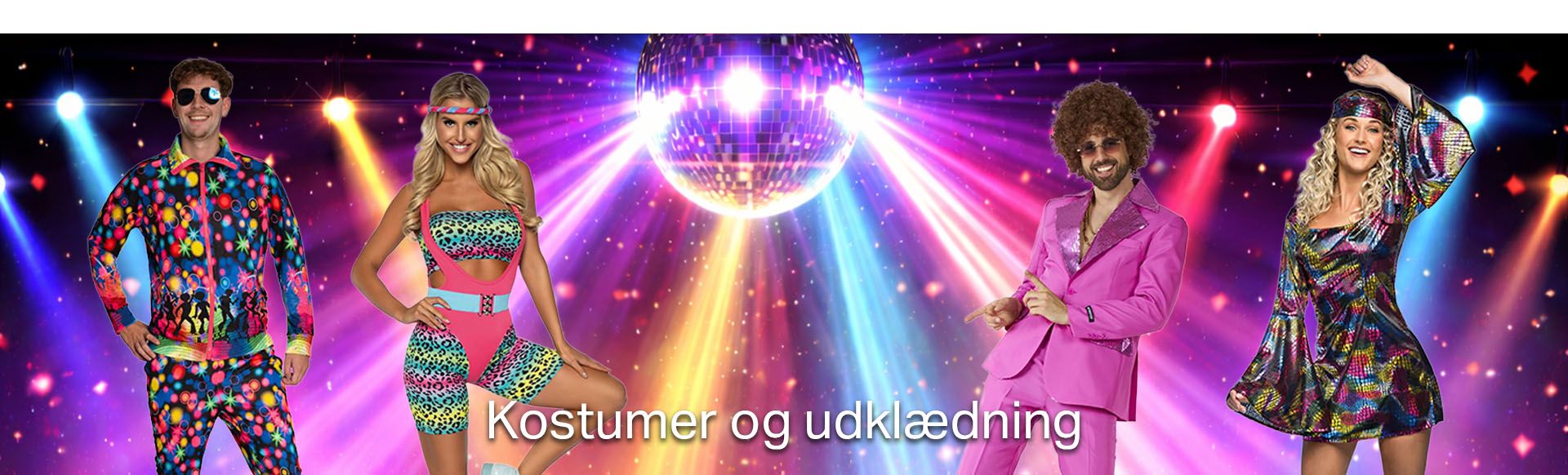 Kosstumer og udkl&aelig;dning til b&oslash;rn og voksne