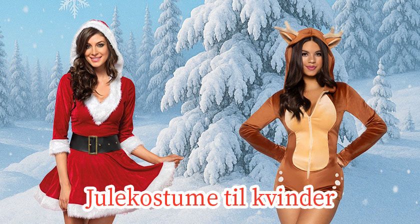 Julekostumer til kvinder julen 2025