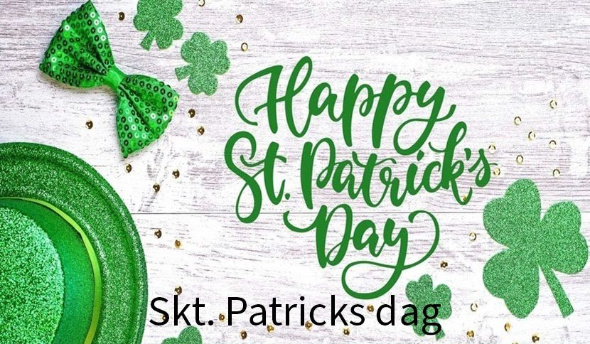 Pynt og udklædning til Sankt Patricks dag