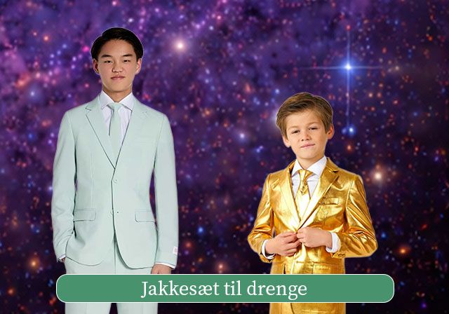 Billige jakkesæt til drenge til konfirmation og fest