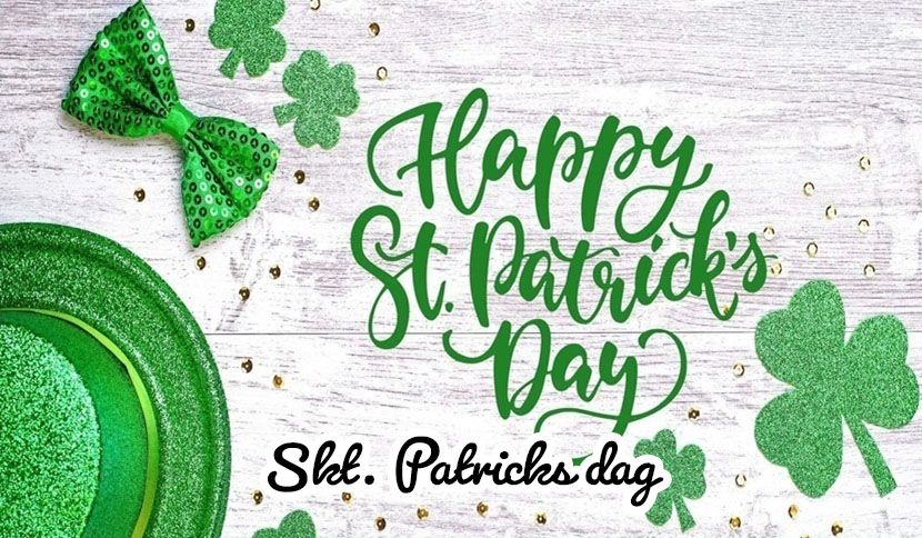 Pynt og udklædning til Sankt Patricks dag