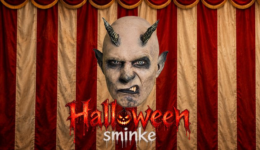 Stort udvalg i halloween sminke og blod